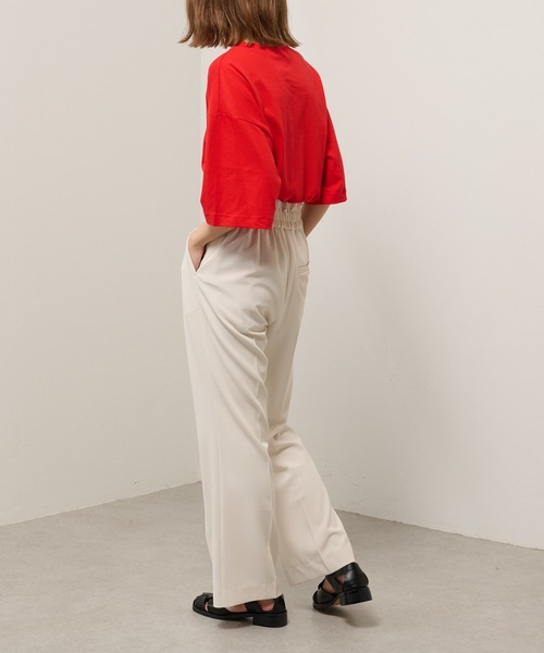 Lui's（ルイス）の「シアースリーブドッキング2WAYトップス（Tシャツ/カットソー・レディース・ホワイト/ブラック/レッド・FREE）」の22枚目の写真