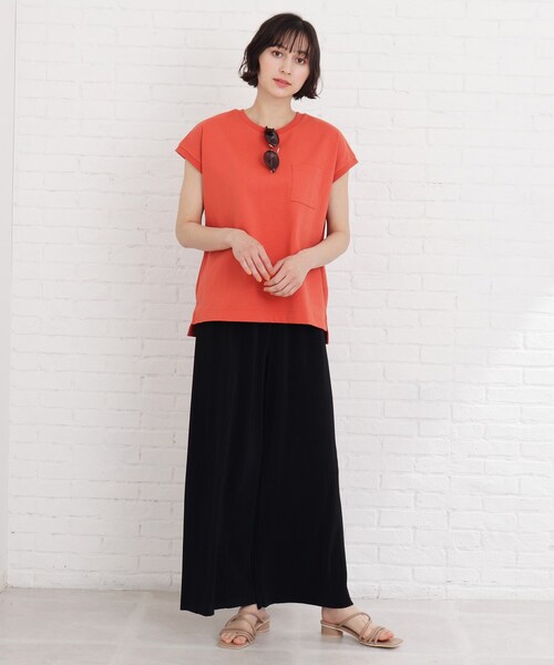 Cutie Blonde(キューティーブロンド)の「◆【S-L】カラープリーツパンツ(その他パンツ・レディース・アイボリー/ダークグリーン/ブラック/黄緑系・02/01/03)」の14枚目の写真