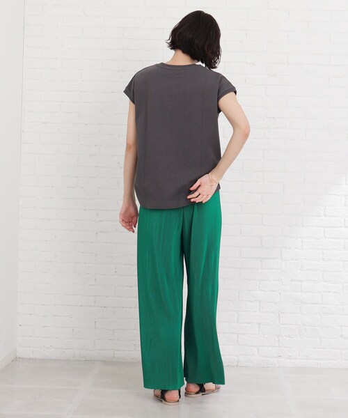 Cutie Blonde(キューティーブロンド)の「◆【S-L】カラープリーツパンツ(その他パンツ・レディース・アイボリー/ダークグリーン/ブラック/黄緑系・02/01/03)」の19枚目の写真