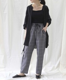 【HONEYSUCKLE ROSE】センタープリーツテーパード