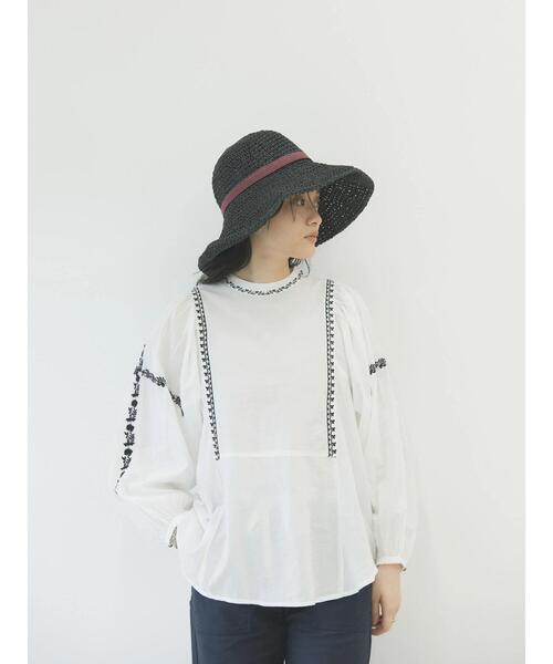 AMERICAN HOLIC（アメリカンホリック）の「たためるペーパーリボンハット（ハット・レディース・ブラック/ネイビー/ナチュラル・FREE）」の12枚目の写真