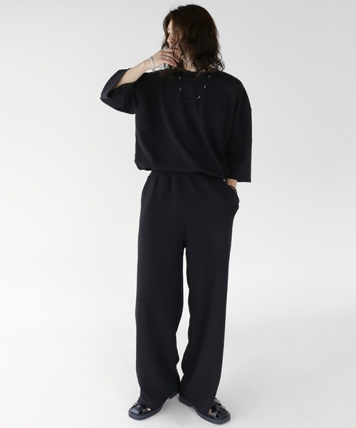 minsobi（ミンソビ）の「ワイドドレープパンツ（その他パンツ・メンズ・ホワイト/ブラック・FREE）」の9枚目の写真