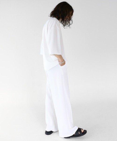 minsobi（ミンソビ）の「ワイドドレープパンツ（その他パンツ・メンズ・ホワイト/ブラック・FREE）」の11枚目の写真