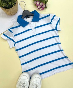 MONT KEMMEL COMBED BORDER BASQUE DRESS（Tシャツ/カットソー