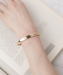 ARCHIVER（アーカイバ）の「【BK】【I CAN DO ALL THINGS】メタルブレス（ブレスレット）」