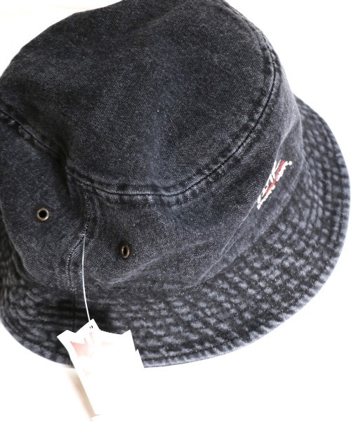 C.E.L.STORE（セルストア）の「NO FEAR/ノーフィア EMB BUCKET HAT 刺繍バケットハット（ハット・メンズ・カーキ/ブラック・LARGE）」の10枚目の写真