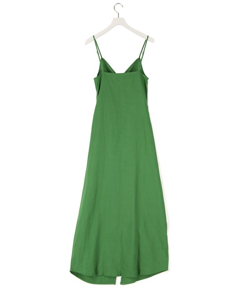 セール】【ZULU&ZEPHYR】Green Linen Dress（ワンピース）｜ADAM ET 