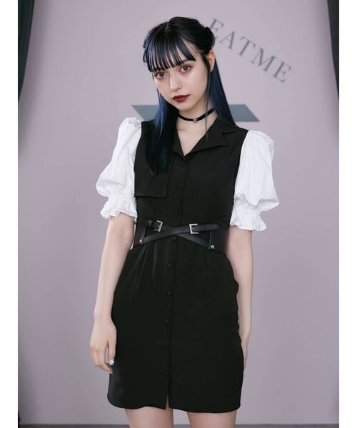 EATME（イートミー）の「E/Mロゴベロアチョーカー（チョーカー）」 - WEAR