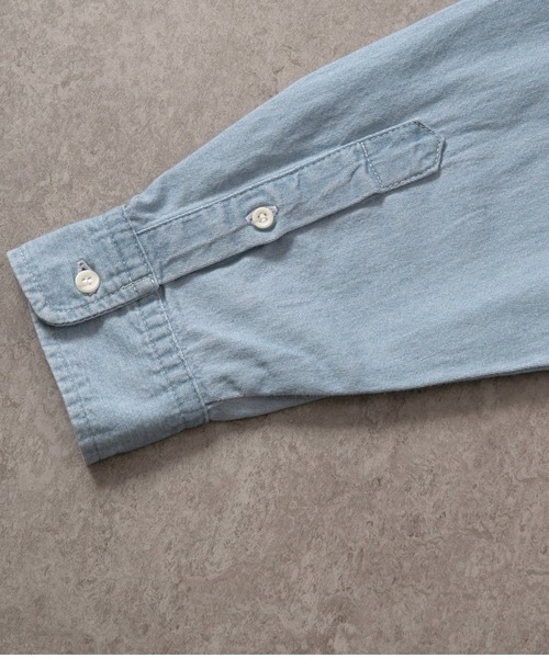 BRICK & SONS（ブリックアンドサンズ）の「リラックス デニムシャツ＜ライトブルー＞（シャツ/ブラウス・メンズ・ライトブルー・LL/M/L）」の18枚目の写真