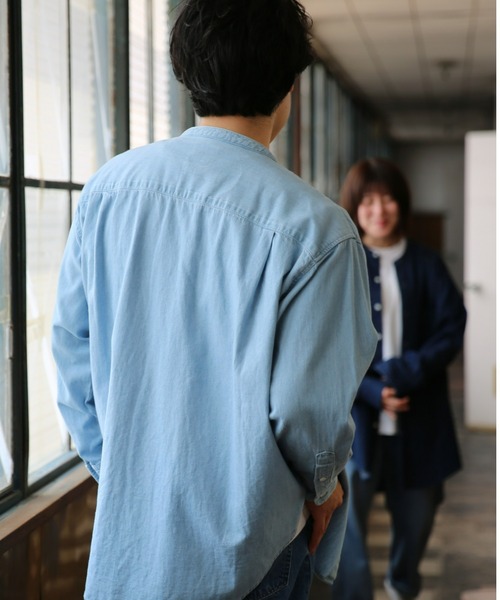 BRICK & SONS（ブリックアンドサンズ）の「リラックス デニムシャツ＜ライトブルー＞（シャツ/ブラウス・メンズ・ライトブルー・LL/M/L）」の12枚目の写真