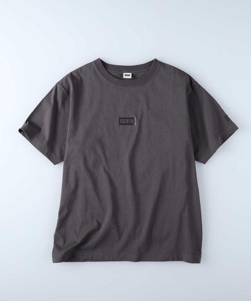 EDWIN(エドウィン)の「【EDWIN】BOXロゴTシャツ(Tシャツ/カットソー・レディース・ダークグレー・M/L)」の3枚目の写真