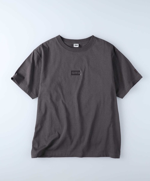 EDWIN(エドウィン)の「【EDWIN】BOXロゴTシャツ(Tシャツ/カットソー・レディース・ダークグレー・M/L)」の5枚目の写真