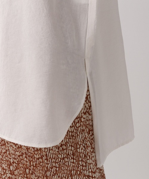 A part by（アパートバイ）の「ハイネックフレンチスリーブブラウス（シャツ/ブラウス・レディース・ブラック/オフホワイト/ピンク/ブルー系その他4・FREE）」の12枚目の写真