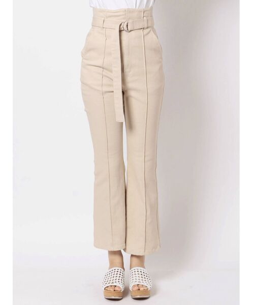 MERCURYDUO（マーキュリーデュオ）の「ベルト付セミフレアパンツ（その他パンツ・レディース・ベージュ・SMALL/MEDIUM）」の7枚目の写真