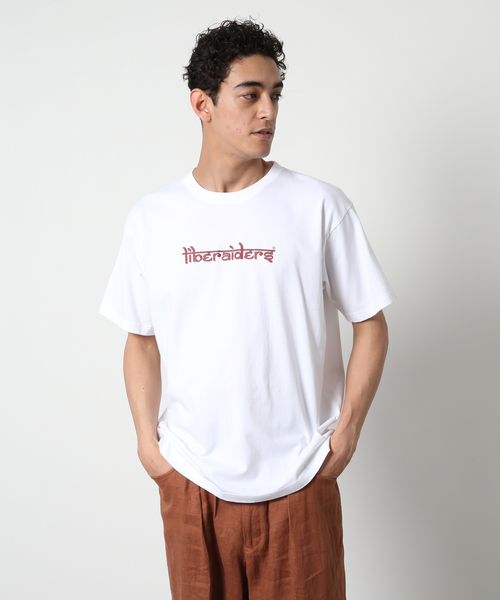 Liberaiders（リベレイダース）の「【Liberaiders/リベレイダース×JOURNAL STANDARD】別注 EYES Tシャツ（Tシャツ/カットソー・メンズ・ホワイト/レッド・X-LARGE/LARGE）」の2枚目の写真