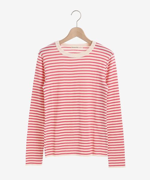 le.coeur blanc（ルクールブラン）の「Adriana Kay ボーダーカットソー（Tシャツ/カットソー・レディース・ピンク系その他2/グリーン系その他2/ホワイト系その他・38）」の10枚目の写真