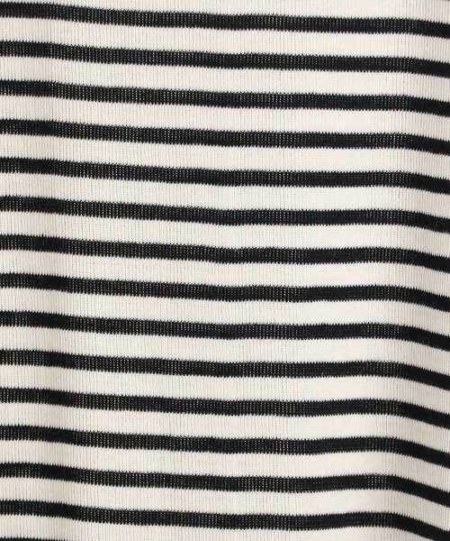 le.coeur blanc（ルクールブラン）の「Adriana Kay ボーダーカットソー（Tシャツ/カットソー・レディース・ピンク系その他2/グリーン系その他2/ホワイト系その他・38）」の18枚目の写真