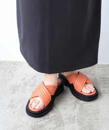 GeeRA | 厚底クロスサンダル(サンダル)