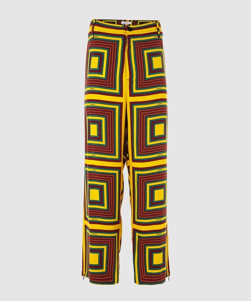 SASQUATCHfabrix.(サスクワァッチファブリックス)の「RASTA CHECK EASY PANTS(その他パンツ・メンズ・ワインレッド・M/L)」の1枚目の写真