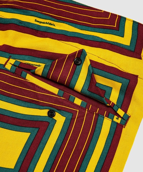 SASQUATCHfabrix.(サスクワァッチファブリックス)の「RASTA CHECK EASY PANTS(その他パンツ・メンズ・ワインレッド・M/L)」の6枚目の写真