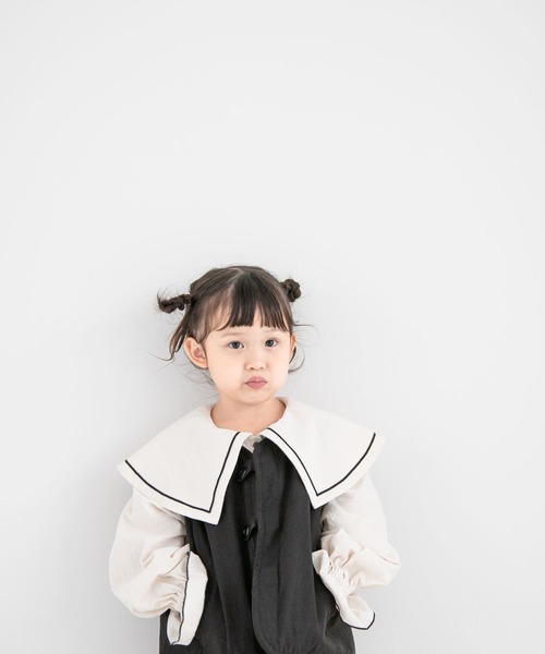 LOWRYS FARM(ローリーズファーム)の「リバーシブルベスト 156604(ベスト・キッズ・ブラック/カーキ・110cm/120cm/130cm/140cm/150cm)」の12枚目の写真