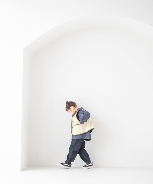 LOWRYS FARM(ローリーズファーム)の「リバーシブルベスト 156604(ベスト・キッズ・ブラック/カーキ・110cm/120cm/130cm/140cm/150cm)」の8枚目の写真