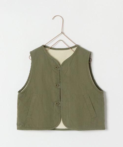 LOWRYS FARM(ローリーズファーム)の「リバーシブルベスト 156604(ベスト・キッズ・ブラック/カーキ・110cm/120cm/130cm/140cm/150cm)」の20枚目の写真