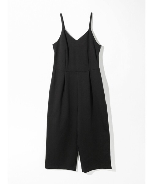 MIDIUMISOLID(ミディウミソリッド)の「MIDIUMISOLID for Ladies カットソーキャミソールパンツ(サロペット/オーバーオール・レディース・ブラウン/ブラック/グリーン・38/36)」の4枚目の写真