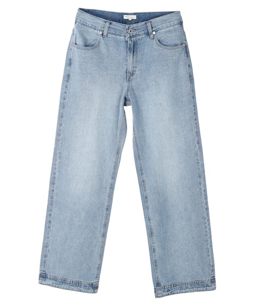 earth music&ecology（アースミュージックアンドエコロジー）の「ローライズバギーデニムパンツ（デニムパンツ・レディース・ブラック/インディゴブルー・M/L/S）」の6枚目の写真