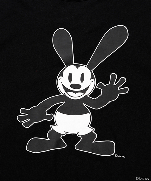 Champion（チャンピオン）の「CHAMPION×BEAMS / 別注 リバーシブル Tシャツ （Oswald） Disney（ディズニー）（Tシャツ/カットソー・メンズ・ブラック・LARGE/SMALL/MEDIUM）」の8枚目の写真