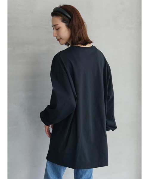 Green　Parks（グリーンパークス）の「【UNISEX】■STRANGER THINGS Fire Logo（Tシャツ/カットソー・レディース・ブラック・FREE）」の13枚目の写真