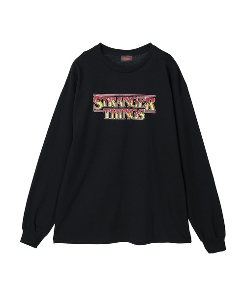 Green　Parks（グリーンパークス）の「【UNISEX】■STRANGER THINGS Fire Logo（Tシャツ/カットソー・レディース・ブラック・FREE）」の16枚目の写真