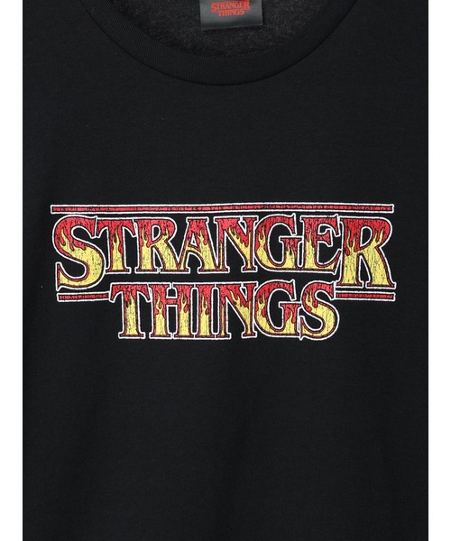 Green　Parks（グリーンパークス）の「【UNISEX】■STRANGER THINGS Fire Logo（Tシャツ/カットソー・レディース・ブラック・FREE）」の21枚目の写真