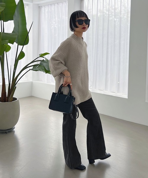 PAGEBOY(ページボーイ)の「コールテンフレアパンツ(その他パンツ・レディース・オフホワイト/チャコールグレー/ブルー/モーブ系・S/M/L)」の14枚目の写真