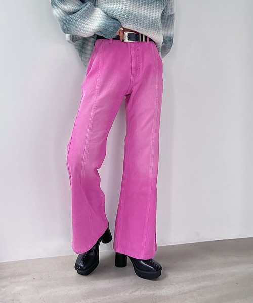 PAGEBOY(ページボーイ)の「コールテンフレアパンツ(その他パンツ・レディース・オフホワイト/チャコールグレー/ブルー/モーブ系・S/M/L)」の22枚目の写真