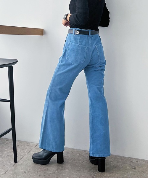 PAGEBOY(ページボーイ)の「コールテンフレアパンツ(その他パンツ・レディース・オフホワイト/チャコールグレー/ブルー/モーブ系・S/M/L)」の17枚目の写真