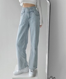 ハイウエスト レトロデニムパンツ