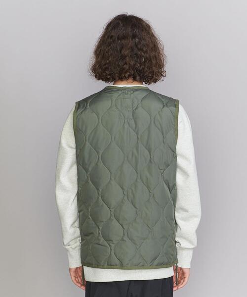 TAION（タイオン）の「＜TAION（タイオン）＞ MIL VNECK D/VEST / ダウンベスト（ダウンベスト・メンズ・ダークグレー/オリーブ・M/L/XL/XXL）」の8枚目の写真