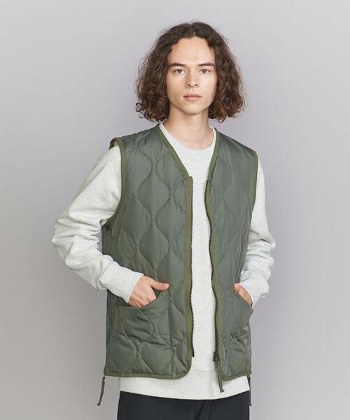 TAION（タイオン）の「＜TAION（タイオン）＞ MIL VNECK D/VEST / ダウンベスト（ダウンベスト・メンズ・ダークグレー/オリーブ・M/L/XL/XXL）」の6枚目の写真