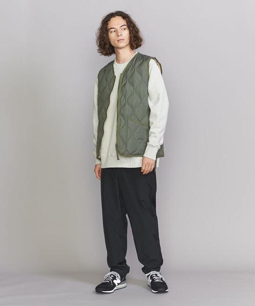 TAION（タイオン）の「＜TAION（タイオン）＞ MIL VNECK D/VEST / ダウンベスト（ダウンベスト・メンズ・ダークグレー/オリーブ・M/L/XL/XXL）」の4枚目の写真