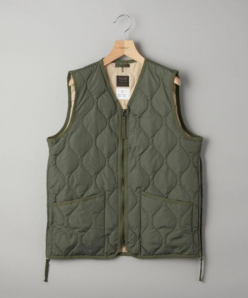 TAION（タイオン）の「＜TAION（タイオン）＞ MIL VNECK D/VEST / ダウンベスト（ダウンベスト・メンズ・ダークグレー/オリーブ・M/L/XL/XXL）」の12枚目の写真