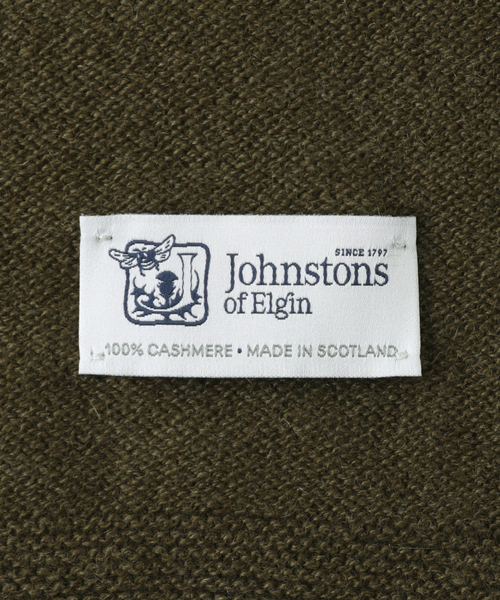 plage(プラージュ)の「【JOHNSTONES/ジョンストンズ】 ニットストール(マフラー・レディース・ベージュ/カーキ・FREE)」の5枚目の写真