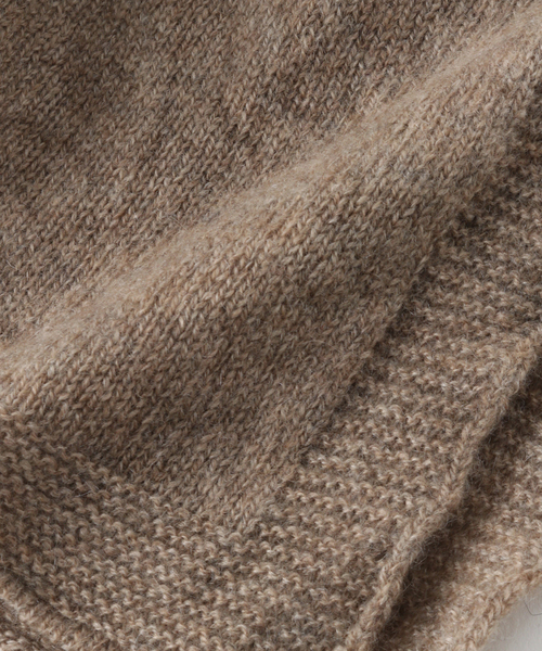 plage(プラージュ)の「【JOHNSTONES/ジョンストンズ】 ニットストール(マフラー・レディース・ベージュ/カーキ・FREE)」の6枚目の写真