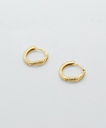 ゴールド ツイストデザイン ピアス ji-3610-model.jpg