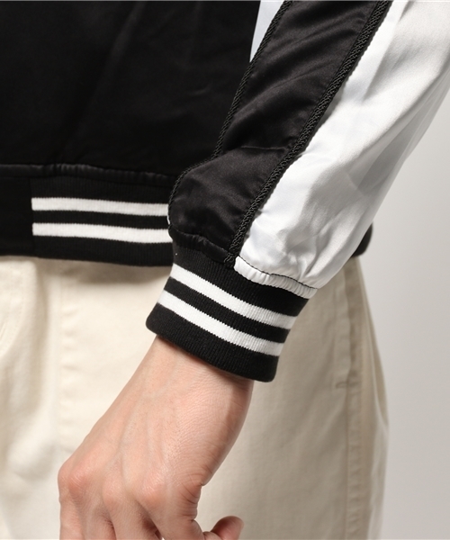 WEGO（ウィゴー）の「WEGO/ノーカラースカジャン（スタジャン・メンズ・ブラック/ブルー・LARGE/MEDIUM）」の11枚目の写真