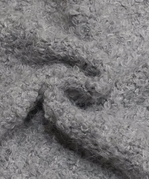 coca(coca)(コカ)の「ブークレヤーンボートネックニット(ニット/セーター・レディース・ネイビー/ピンク/チャコール/グレー/ライトピンク・ONE SIZE/L/M)」の6枚目の写真