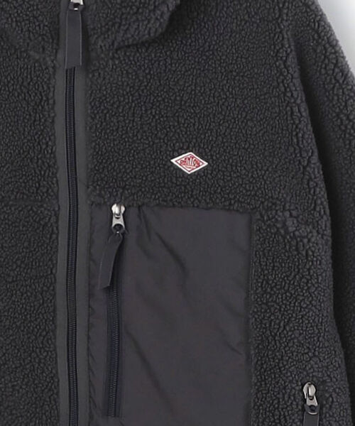 DANTON（ダントン）の「【DANTON/ダントン】INSULATION BOA OUTER　DT-A0194 LBA（ブルゾン・レディース・チャコールグレー/アイボリー/レッド・FREE）」の3枚目の写真
