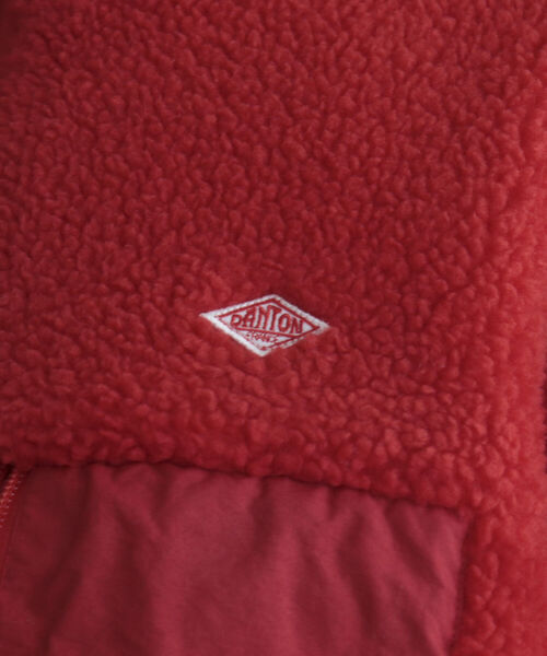 DANTON（ダントン）の「【DANTON/ダントン】INSULATION BOA OUTER　DT-A0194 LBA（ブルゾン・レディース・チャコールグレー/アイボリー/レッド・FREE）」の5枚目の写真
