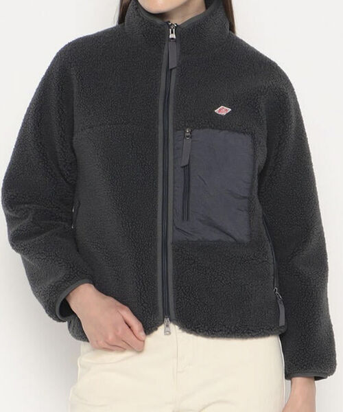 DANTON（ダントン）の「【DANTON/ダントン】INSULATION BOA OUTER　DT-A0194 LBA（ブルゾン・レディース・チャコールグレー/アイボリー/レッド・FREE）」の8枚目の写真