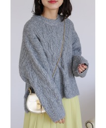 【ZOZO限定】サイドスリットドルマンニットプルオーバー